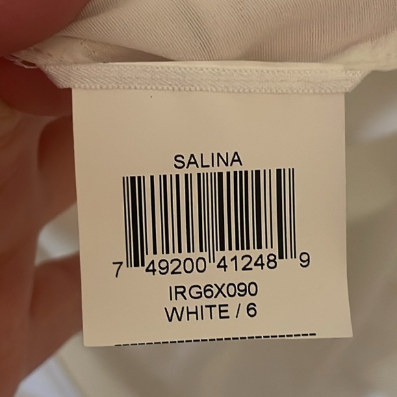 BCBGMaxazria White Lace Wedding Gown Dress Long Sleeve small M corset 6 Salina - Picture 12 of 13